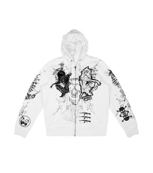 Pain Zip Up Hoodie Jacket