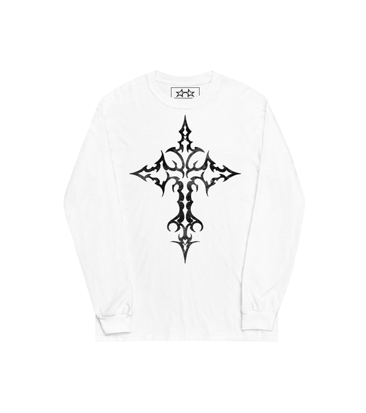 Gothic Cross Long Sleeve T-Shirt